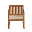 Chaise berçante d'extérieur en bois d'acacia