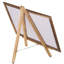 Free Standing Burnt Wood 25.4 cm x 50.8 cm Chalkboard