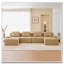 Canapé modulaire en tissu Corduroy-1695012735