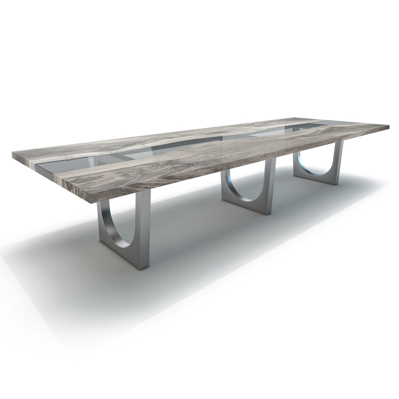 Carna Solid Wood Dining Table, 42" W x 96" L