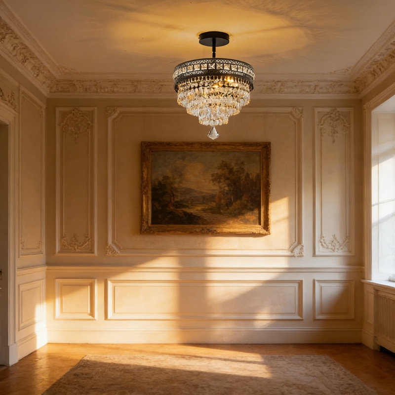 Luminaire de plafond encastré Modern Crystal