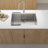 33X19x10"Undermount Single Bowl Stainless Steel Kitchen Sink-116492933
