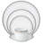 Noritake Silver Colonnade 5-Piece Place Setting, Service for 1