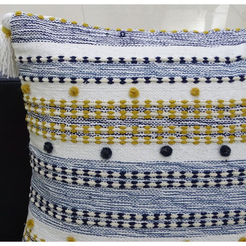 Bhawna's Fusion Cotton Blend Throw Pillow