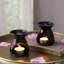2 Piece Ceramic Tabletop Votive Holder Set-2092024357