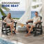 Fauteuil oscillant en PEHD Adirondack-832047080-832047085