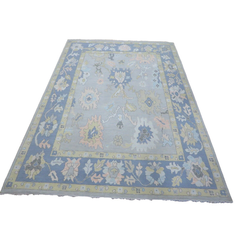 Tapis unique gris de 10 pi 1 po x 14 pi 2 po