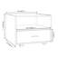 Jahmya Wheel Coffee Table with Storage-257731470
