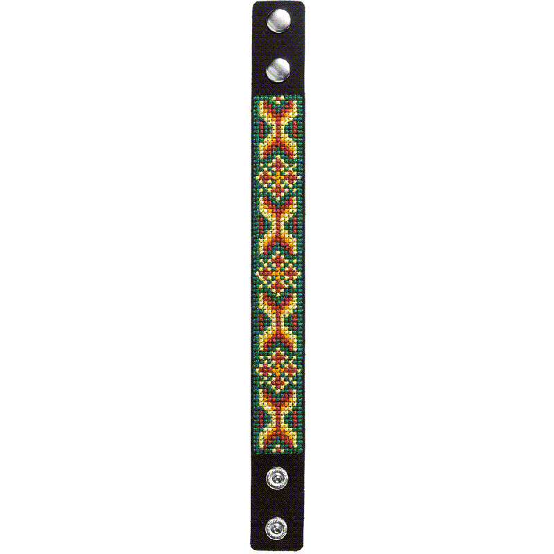 Cross-stitch kit on artificial leather FLHL-030