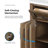 OVE Tahoe 72 in. Freestanding Double Sink Vanity Kit in Almond Latte with Mirrors, White Engineered Stone Top and Matte Black Hardware-440348962