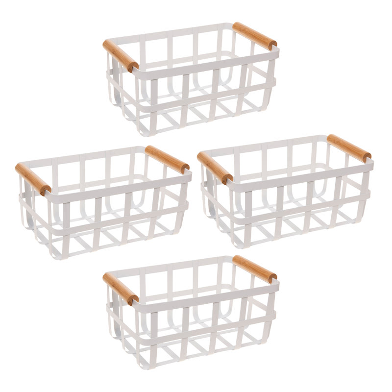 Rebrilliant Decorative Basket, White