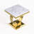 Mirielle white & Gold End Table