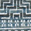 Tapis bleu / gris noué à la main Legacy-84892005