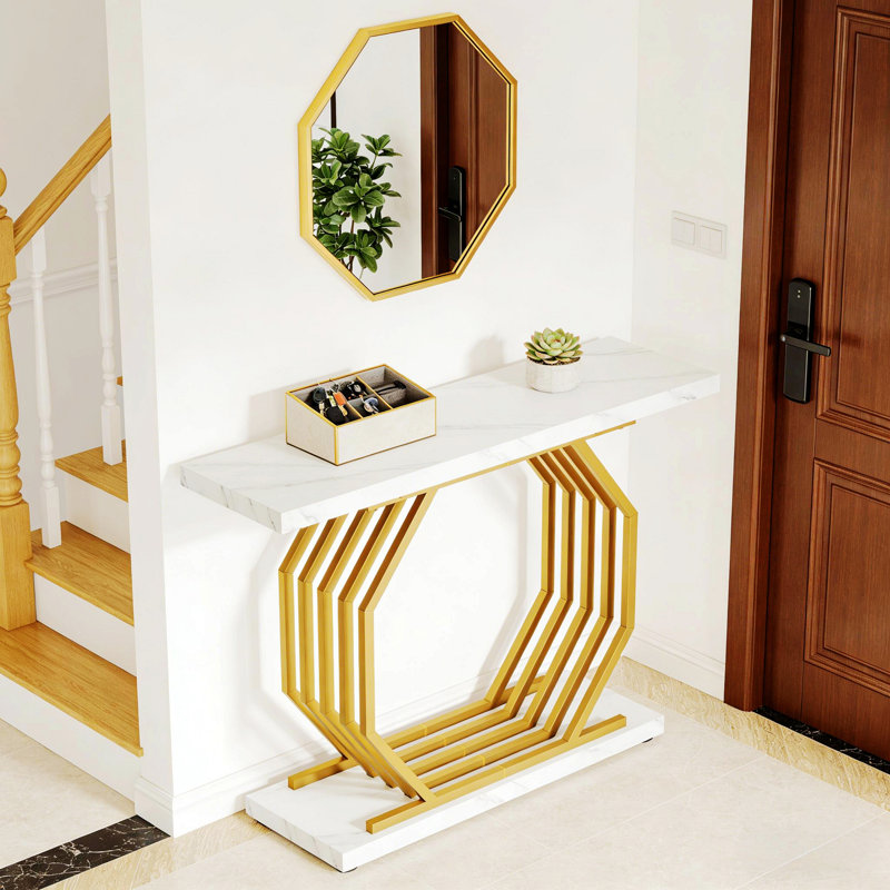 Console, canapé, table d'appoint, table d'entrée pour salon, chambre à coucher, bureau