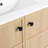 28.98 In. Deep 30" Bathroom Vanity, Oak Plywood, Functional Storage Unit 24Inch/48Inch Available