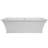 Charlize 70" x 36" Freestanding Soaking Acrylic Bathtub-88719215