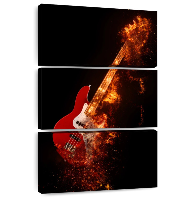 Guitare basse Abarca, H 32 po x l 20 po