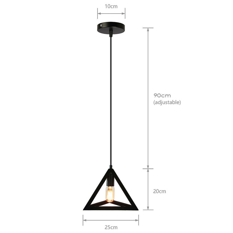 Breckenridge 1 - Light Black Pendant