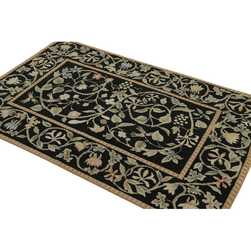 One-of-a-Kind 4' X 6' Hand Knotted Area Rug