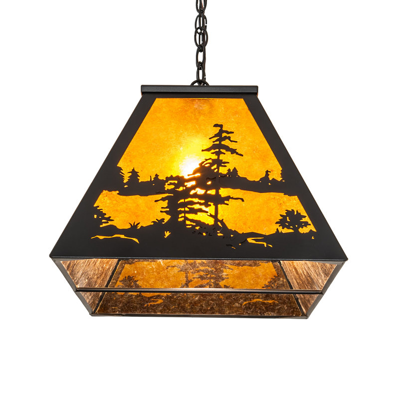 Doby 6 - Light Pendant, 44" H x 48" W x 17" D, Black