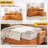 83.5''sleeper Sofa Couch With Pullout Bed, L-shaped Convertible Couches-1678732958