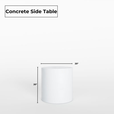 Arcadia 20'' Concrete Outdoor Side Table