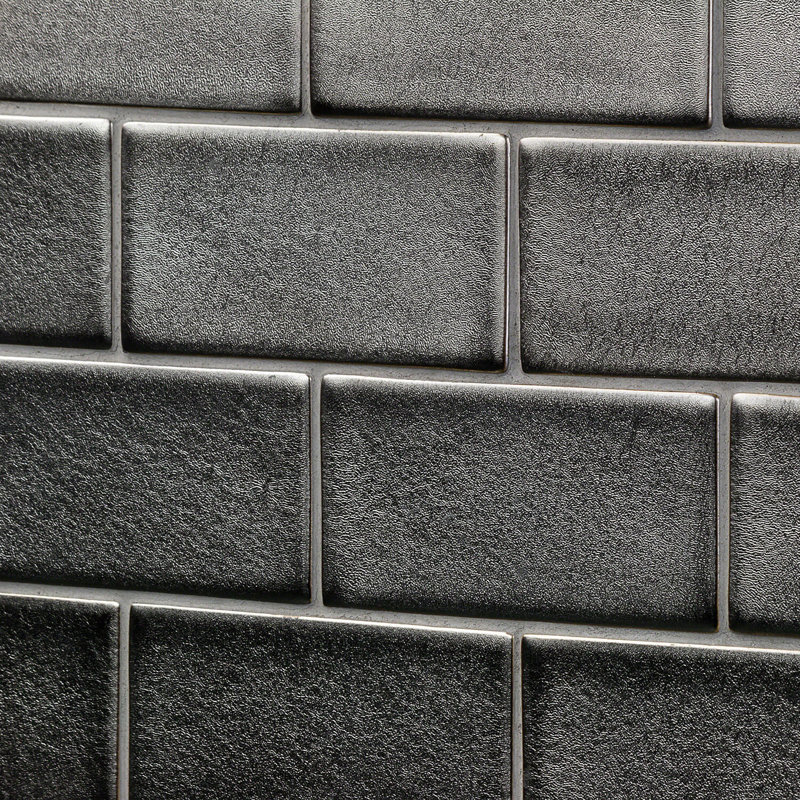 Oracle 3" x 6" Ceramic Subway Tile in Gun Metal
