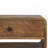 Solid Wood Avora Nightstand, 1 Drawer And 1 Open Slot, Oak-Ish, Light Brown
