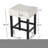 Set Of 2, 26.75" Backless Height Barstool-1768387326