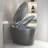 Smart Toilet with Bidet, Backup Battery, Auto Open/Close Lid, Heated Seat, Instant Warm Water, Foot Sensor Flush, Remote Control, LED Display, Grey-121699886
