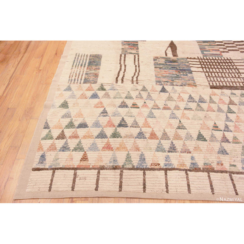 One-of-a-Kind 12'6" X 14' Hand Knotted Area Rug