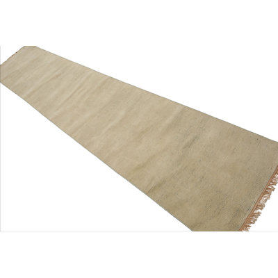 Tapis tibétain en laine noué à la main 2 pi 5 po x 12 po LoomBloom