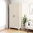 Versatile Metal Storage Cabinet With Lock And Adjustable Shelves For Various Rooms