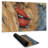 Shushing lips closeup - 14.00"x24.25" Desk mat