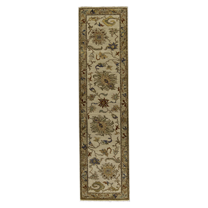 Ziegler Wool Floral Area Rug