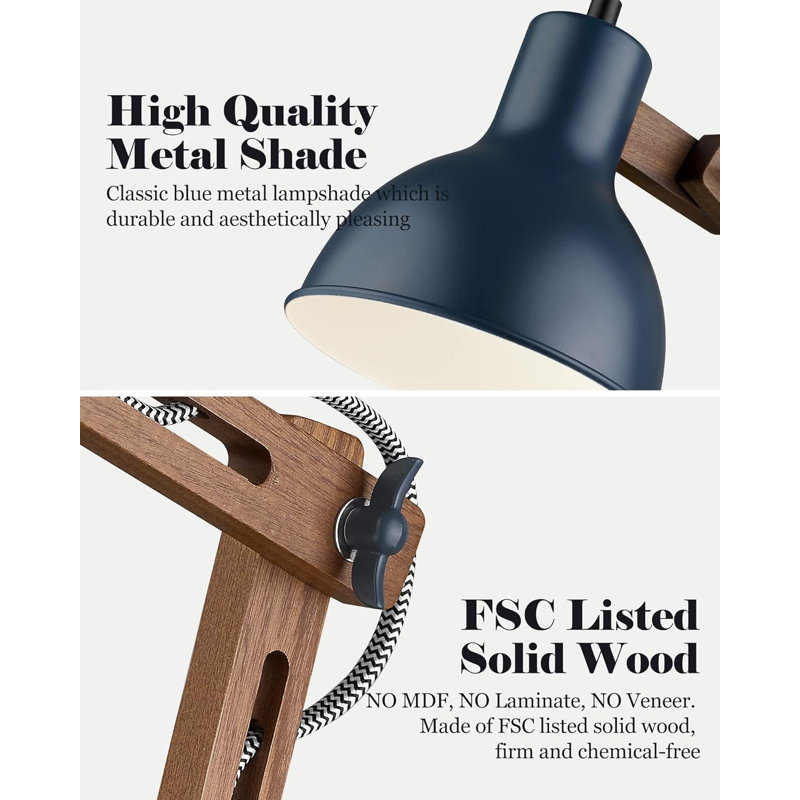 Lampe de table avec port de charge USB C