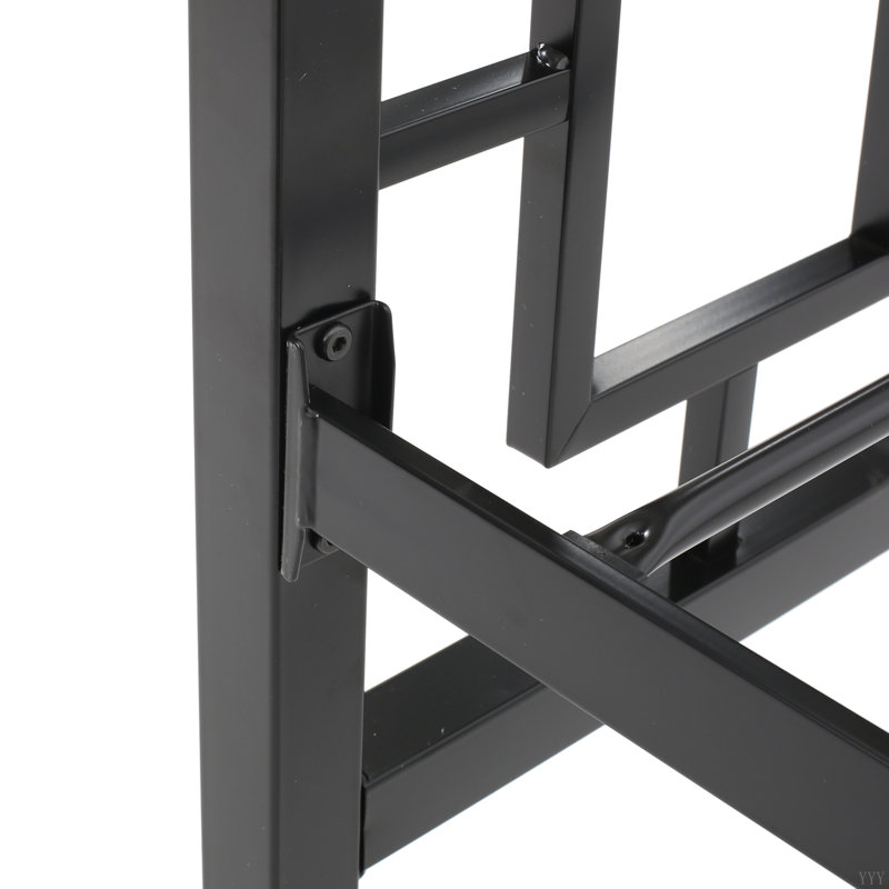 METAL BED, Twin, Black