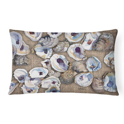 Oysters Oyster Indoor/Outdoor Throw Pillow
