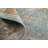 Friderike Floral Hand Knotted Wool Cool Blue/Brown Area Rug-868049789