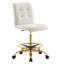 Chaise de dessinateur en velours Prim sans accoudoirs Performance par Modway-1943048949