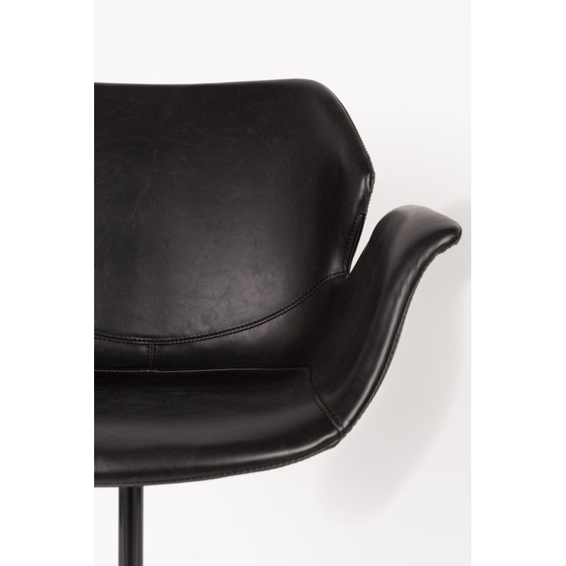 Nikki Swivel Task Chair, Black