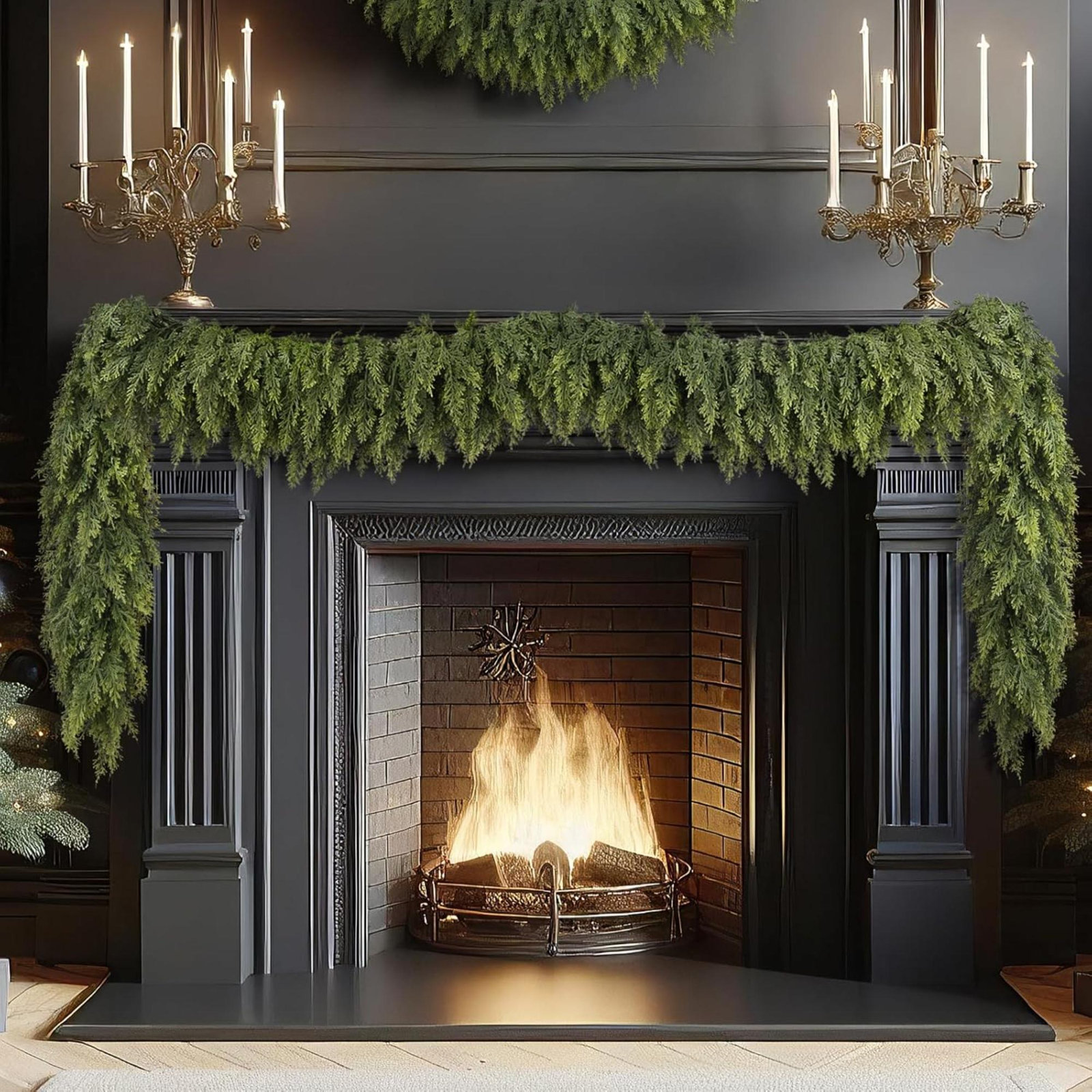 Norfolk Pine Christmas Garland, 6'