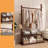 Classic Solid Wood Clothes And Hat Stand