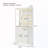 Tall Display Cabinet with Glass Doors and LED Lights-1516196293