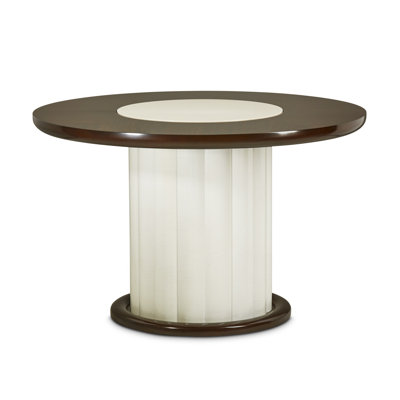 Paris Chic Round Solid Wood Dining Table