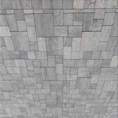 Tapis géométrique gris