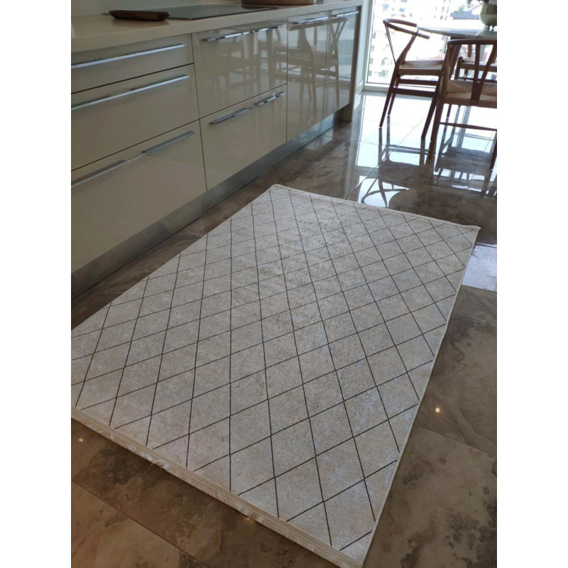 Tapis mathaï avec envers antidérapant, Rectangle 3 pi 11 po x 7 pi 3 po