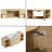 Narnby 52'' Wall-Mounted Single Bathroom Vanity With Ceramic Top-1027080089-1013958225