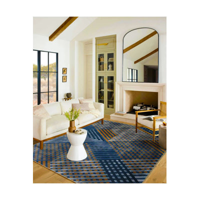 Creative Pixelated Motif Themed Decorative Washable Carpet