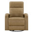 Grain Genuine Leather Swivel Power Recliner(Set of 2)